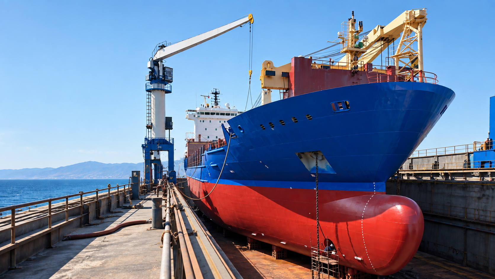 Ship repair and drydock support